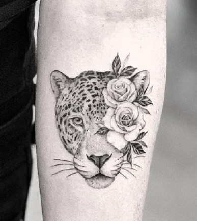 18+ Stunning Leopard Tattoos With Meanings - Body Art Guru 433_x_387_jpg