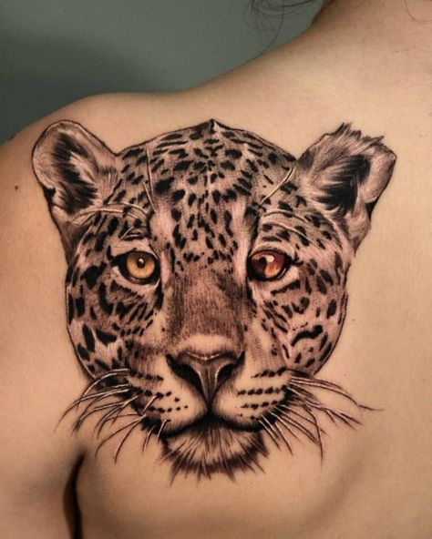 18+ Stunning Leopard Tattoos With Meanings - Body Art Guru 592_x_474_jpg