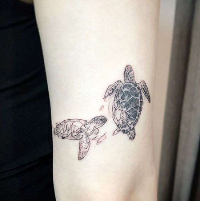 50+ Amazing Turtle Tattoos With Meaning - Body Art Guru 654_x_650_jpg