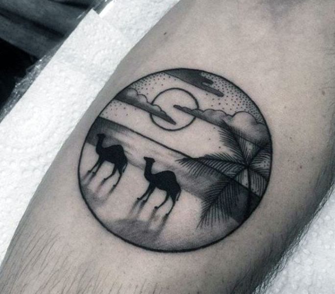 50+ Camel Tattoos With Meaning - Body Art Guru 600_x_684_jpg