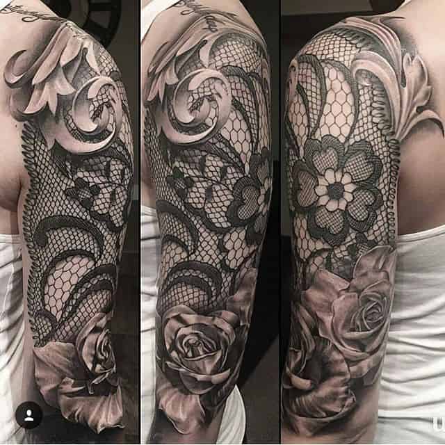 100+ Pretty Lace Tattoo Ideas With Meanings - Body Art Guru 640_x_640_jpg
