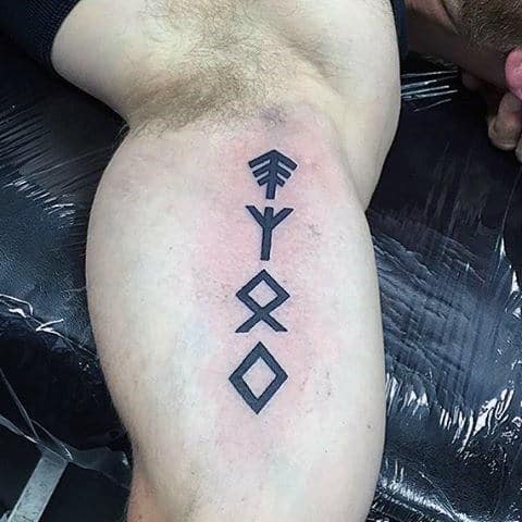 80+ Creative Rune Tattoo Ideas With Meanings - Body Art Guru 480_x_480_jpg