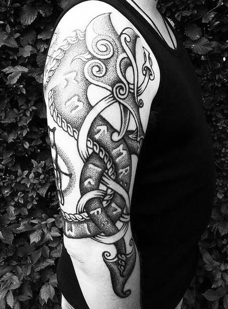 80+ Creative Rune Tattoo Ideas With Meanings - Body Art Guru 604_x_446_jpg