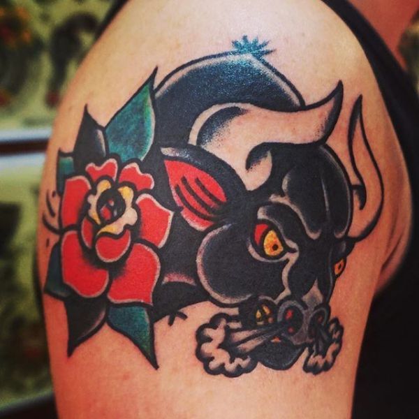 45+Bull Tattoos With Meanings - Body Art Guru 600_x_600_jpg