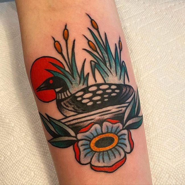 50+ Duck Tattoos With Meanings - Body Art Guru 650_x_650_jpg