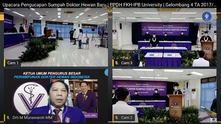 FKH IPB University Gelar Pengucapan Sumpah 50 Dokter Hewan Baru secara  Hybrid - Bogor-Kita.com