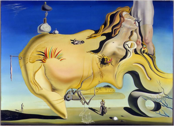 Afbeelding 17 De Grote Masturbator Van Salvador Dali Afbeeldingenlijst Bosch Thesis