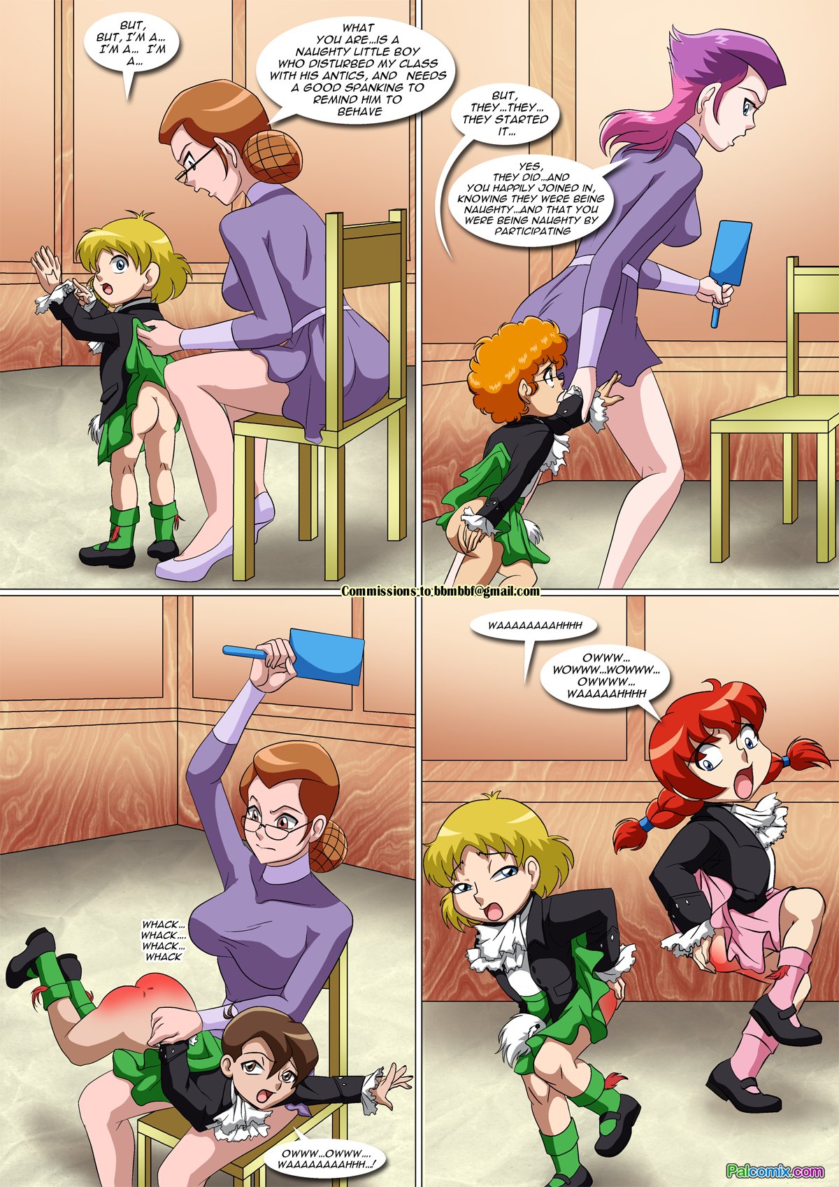 Palcomix spanking