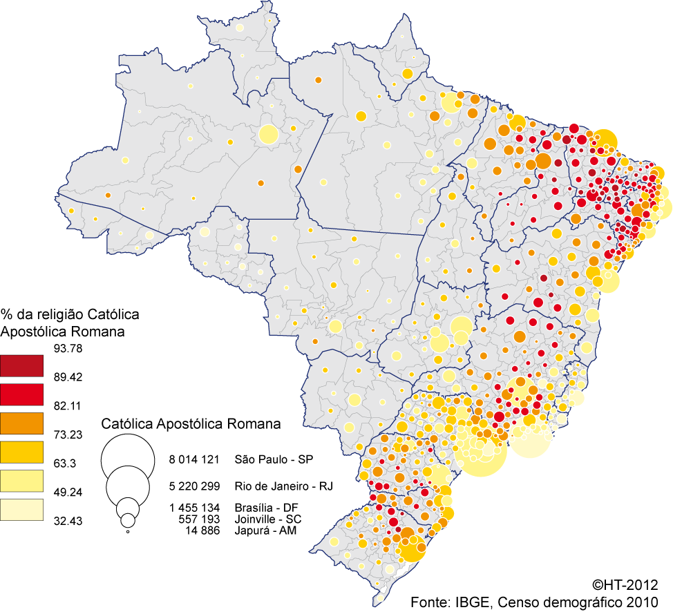 Les Religions Au Bresil En 2010 Braises