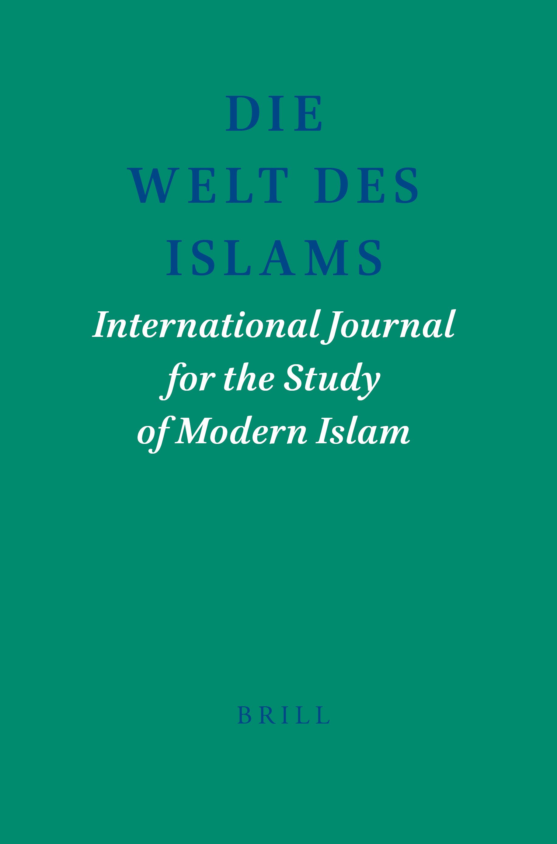 Die Welt Des Islams Brill