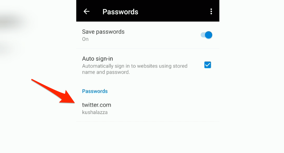 How To Manage Save Passwords In Edge Android 