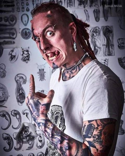 The Most Terrifying Photos Of The Tattoo Madness. - Weird Pictures 600_x_480_jpg