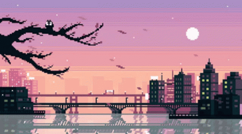 Pixel Scenery Backgrounds Gifs Tenor