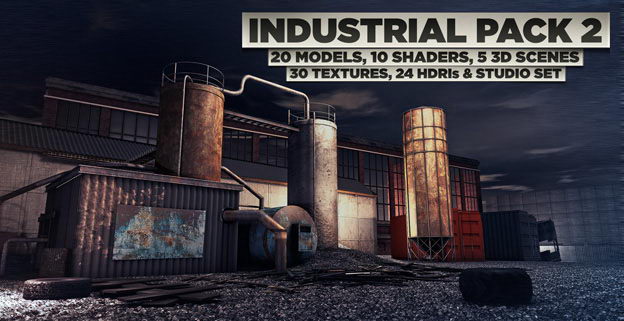 3d Industrial Pack Collection Free C4d Models