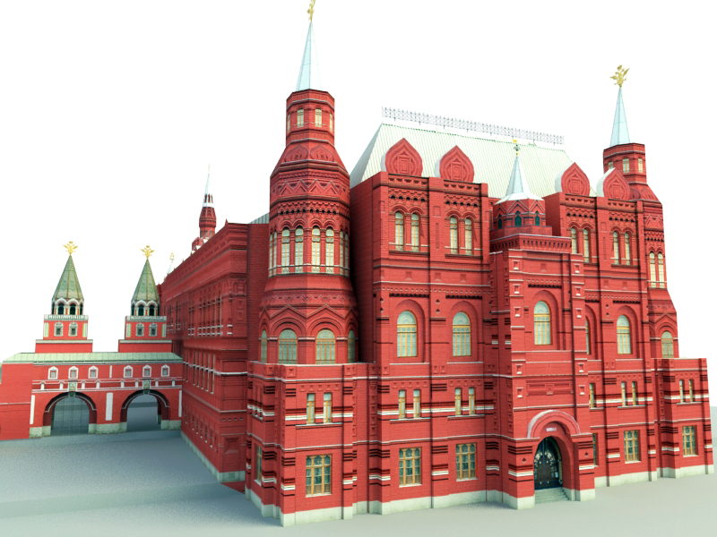 Free 3d Old Building Free C4d Models