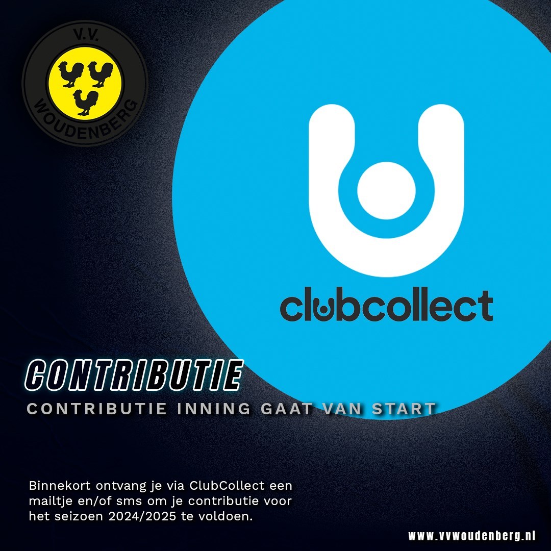 Contributie inning 2024/2025 – v.v. Woudenberg