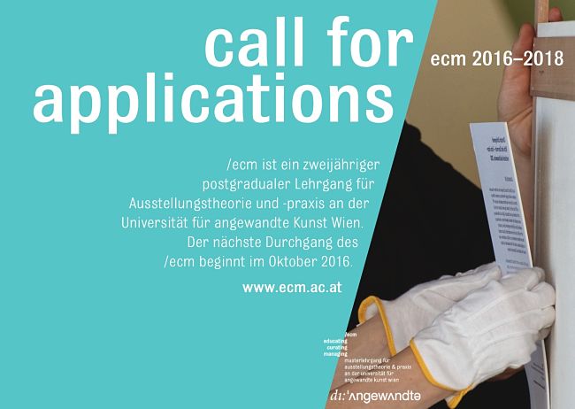 Call For Applications Ecm Educating Curating Managing Call For Curators
