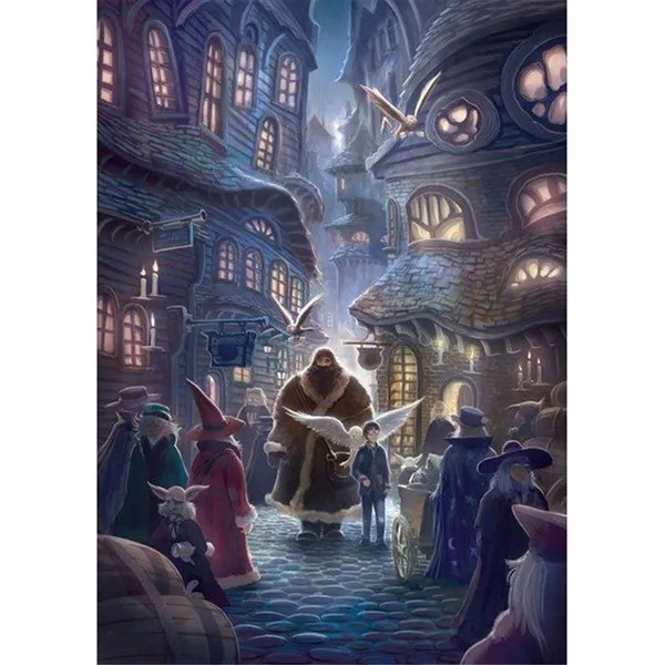 Full Square Drill 5d Diy Diamond Painting Harry Potter Embroidery Cross Stitch Mosaic Home Decor Gift Wish