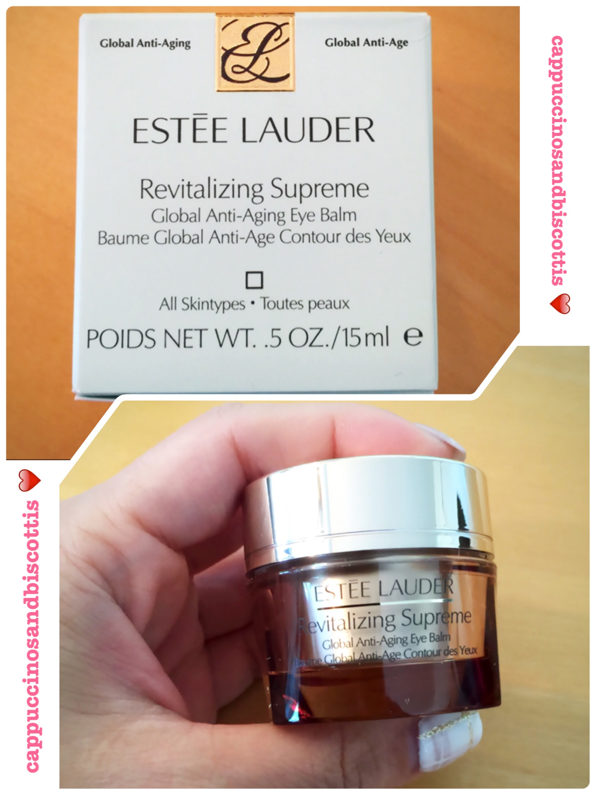 Estée Lauder Revitalizing Supreme Global Anti-Aging Eye Balm Review –  cappuccinos and biscottis