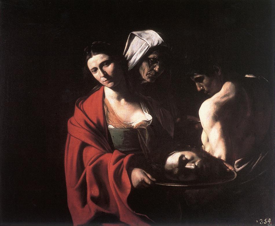 Dancing Seductress Salome Caravaggista