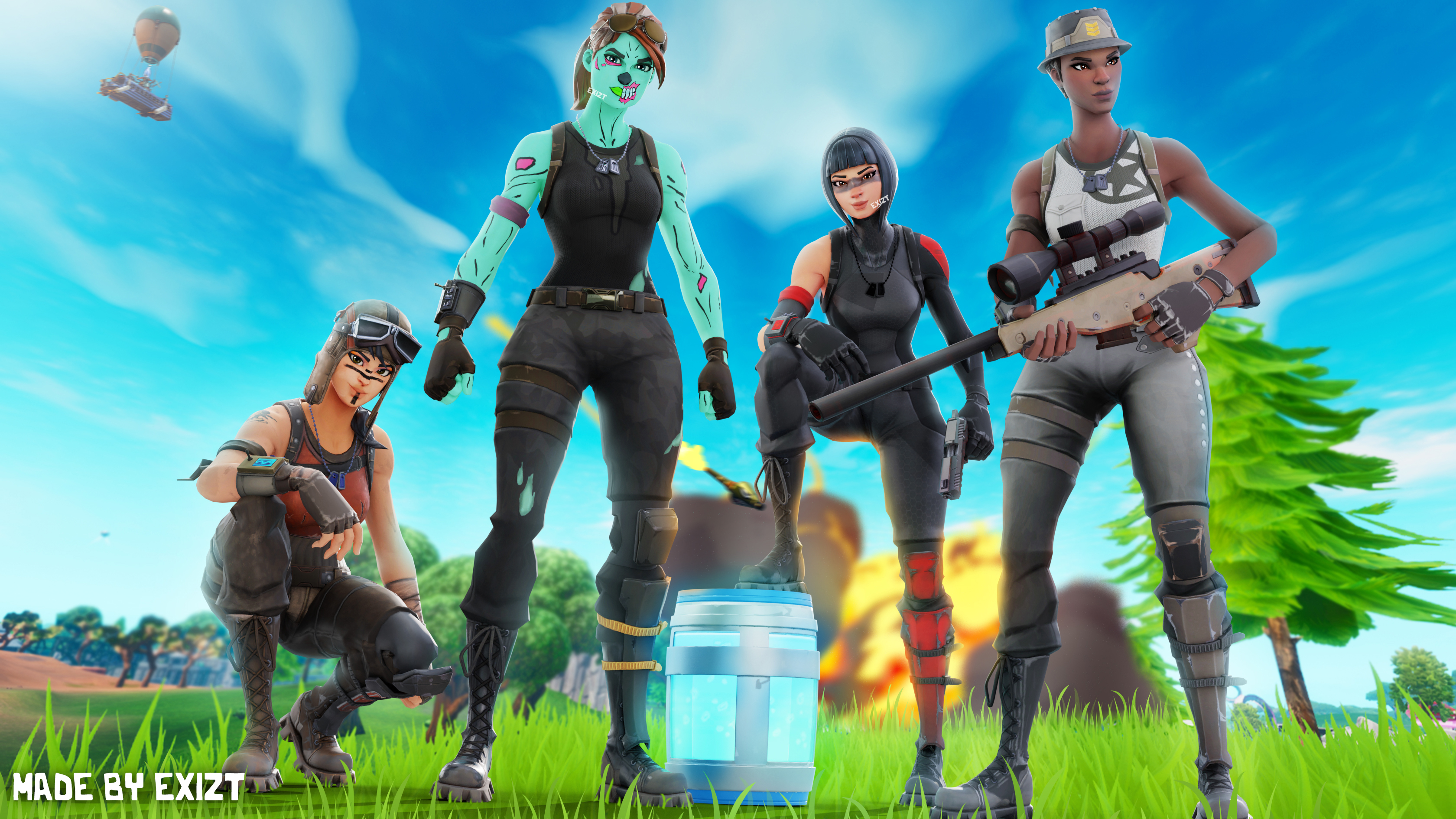 3d Thumbnails Blender Exizt