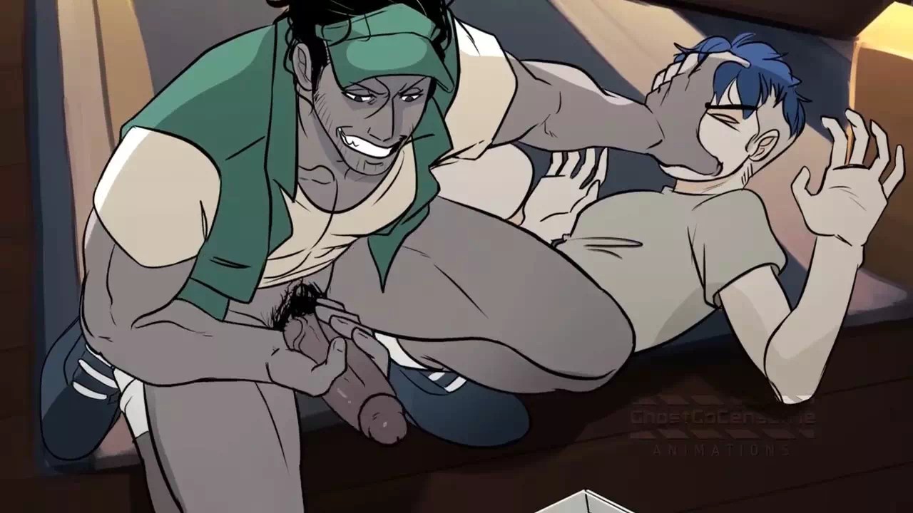 Yaoi porn cartoon Hot pizza delivery guy and his special sauce. English language Sexe gay anime