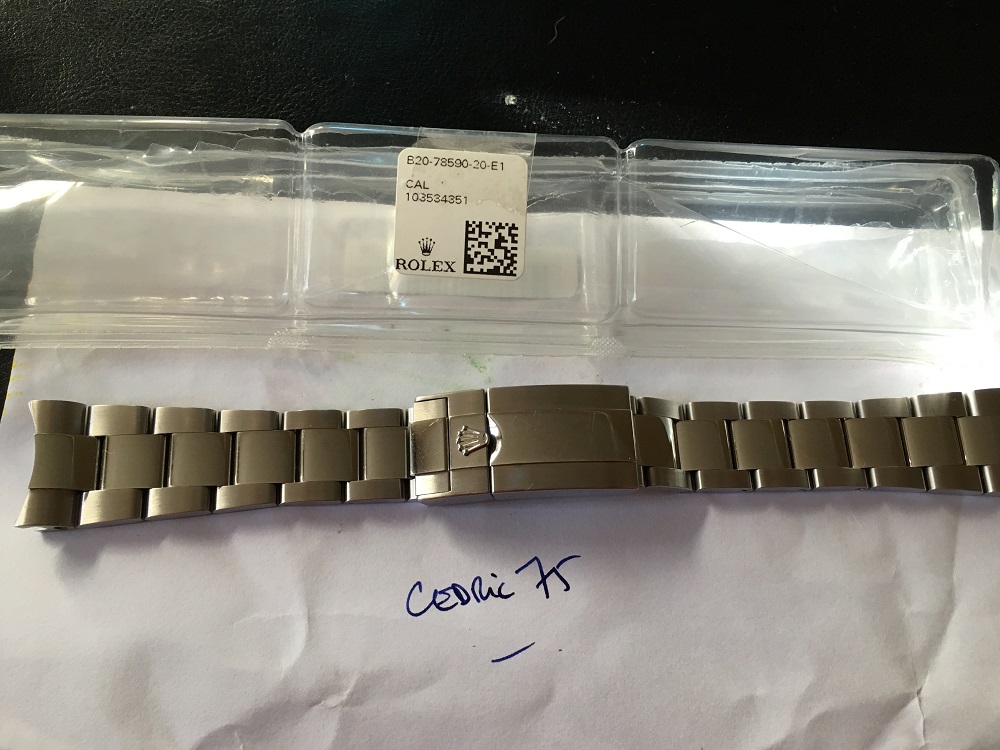 Coin Des Affaires Bracelet Rolex Pour Daytona Ref 78590
