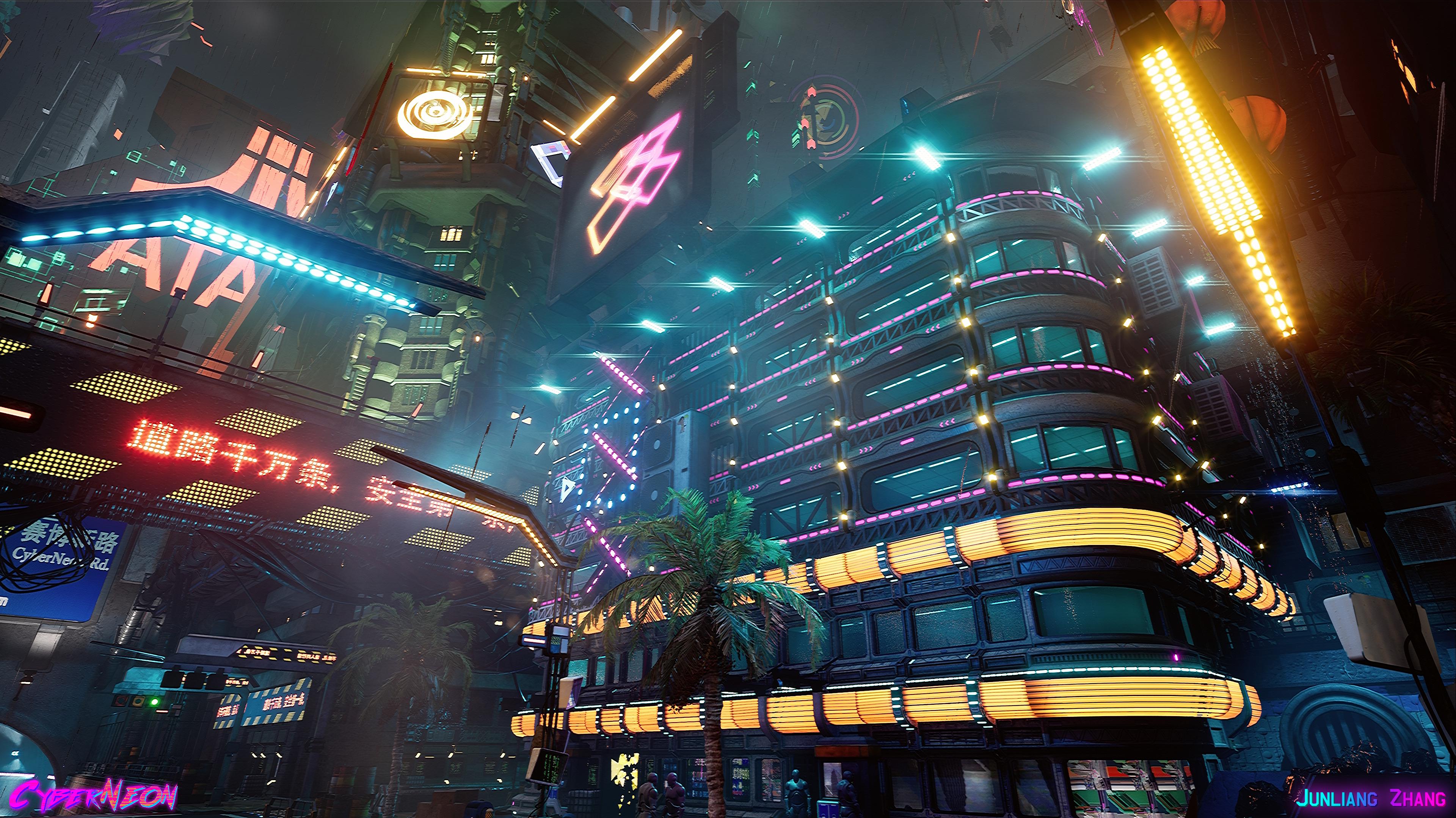 Creating A Cyberpunk Chinese City In Ue4