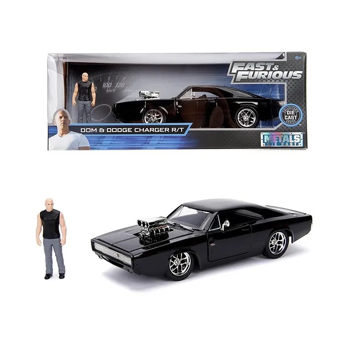 Jada Fast Furious 1970 Dodge Charger Street 1 24 With Figurine Dominic Toretto Black For 8 12years Online Bahrain Buy At Firstcry Bh 7fc92ae75bd86