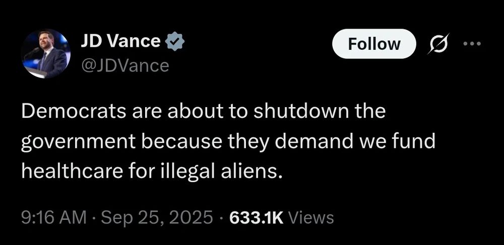 Does JD not know that the Republicans control all three branches