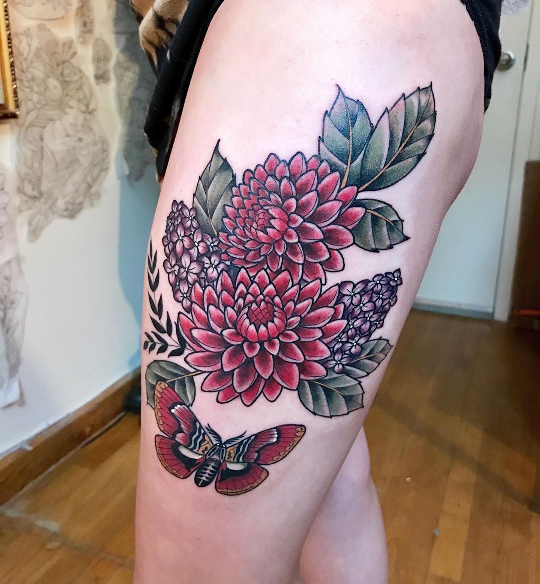 Floral Tattoos Explained: Origins And Meaning | Tattoos Wizard 1167_x_1080_jpg