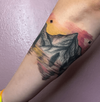 Mountain And Beach Tattoo Design Ideas For 2021 | Tattoos Wizard 403_x_393_jpg