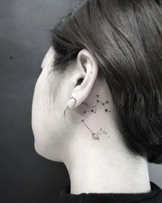 10 Best Behind The Ear Tattoo Design Ideas 705_x_564_webp