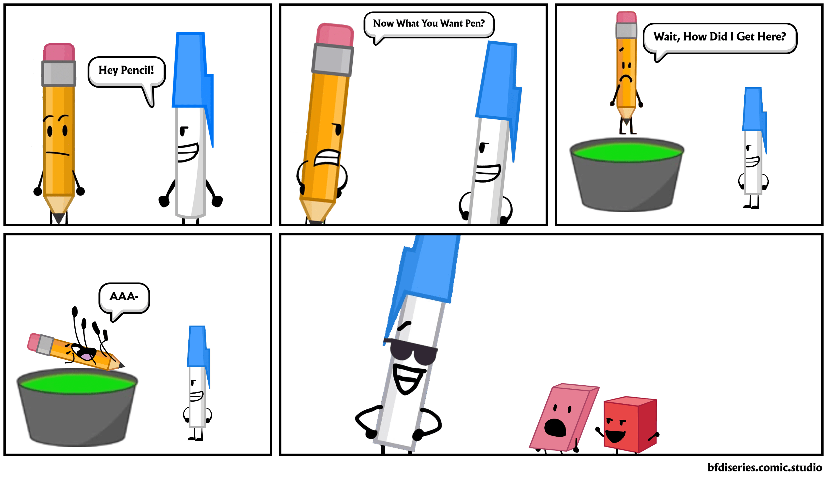 Pen x Pencil Bfdi - Sizzling illustrations that push boundaries