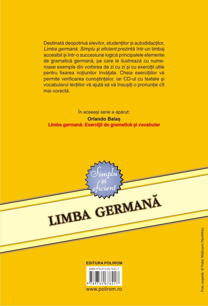 Limba Germana Orlando Balas