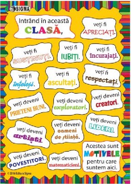 Plansa De Intampinare Pentru Clasa Pregatitoare Si Clasa I