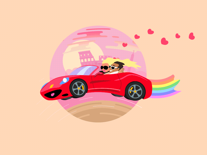 I Love Italy Sticker By Tb Obstfelder On Dribbble