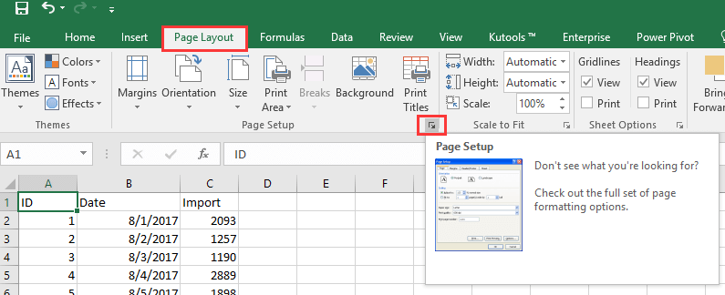 How to repeat header row print each page in Excel?