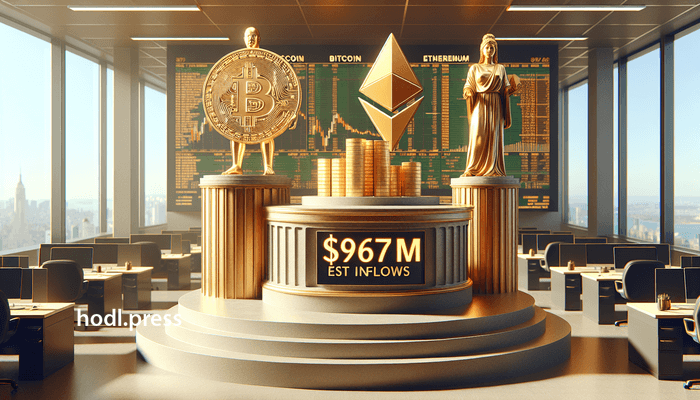 Ingresos de 7M en ETFs Spot de Bitcoin y Ethereum