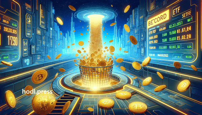 Récord de Ingresos en ETF de Bitcoin desde Mayo