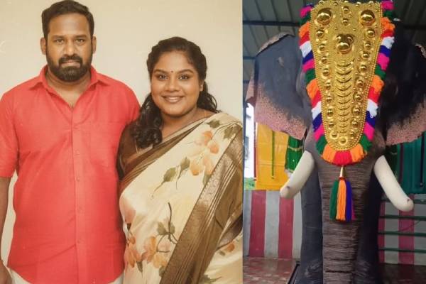 ரோபோ ஷங்கர் நினைவாக பிரபல கோவிலுக்கு Robotic யானையை பரிசளித்த பிரபல சீரியல் நடிகர்… இந்திரஜா வெளியிட்ட வீடியோ ரோபோ ஷங்கர் நினைவாக பிரபல கோவிலுக்கு Robotic யானையை பரிசளித்த பிரபல சீரியல் நடிகர்… இந்திரஜா வெளியிட்ட வீடியோ