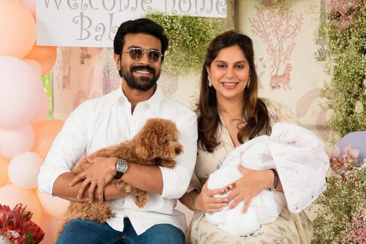 முதல் முறையாக 3 வயது மகள் முகத்தை காட்டிய ராம் சரண்! இணையத்தில் படுவைரல் முதல் முறையாக 3 வயது மகள் முகத்தை காட்டிய ராம் சரண்! இணையத்தில் படுவைரல்
