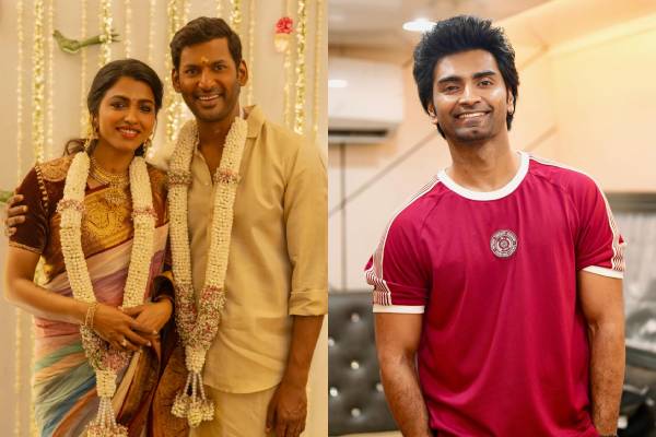 நடிகர் அதர்வாவுக்கு எப்போது திருமணம்.. விஷால் பெயரை குறிப்பிட்டு அவரே கூறிய பதில் நடிகர் அதர்வாவுக்கு எப்போது திருமணம்.. விஷால் பெயரை குறிப்பிட்டு அவரே கூறிய பதில்