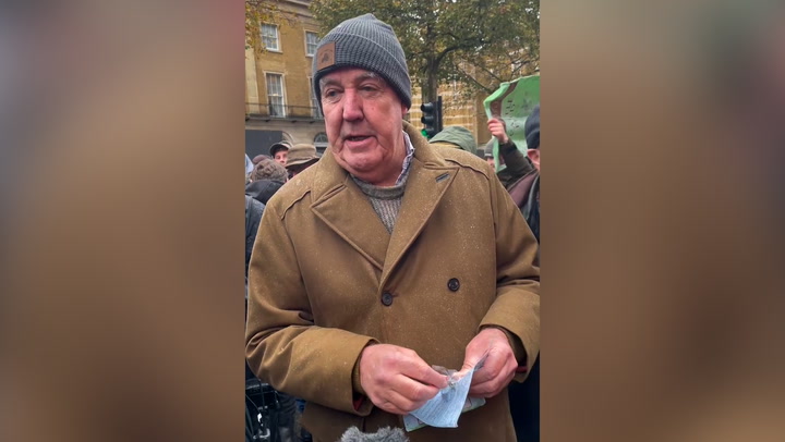 Jeremy Clarkson addresses past tax comments at farmer protest | News