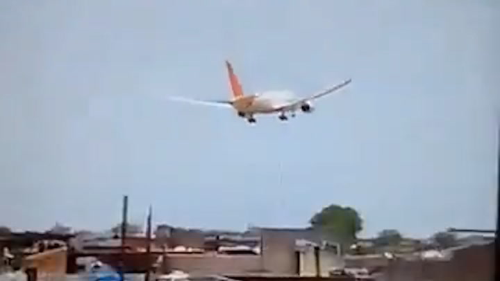 Watch: Moment London-bound Air India flight crashes shortly after take-off