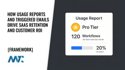 Comment les rapports d’utilisation et les e-mails déclenchés stimulent la rétention SaaS et le retour sur investissement des clients