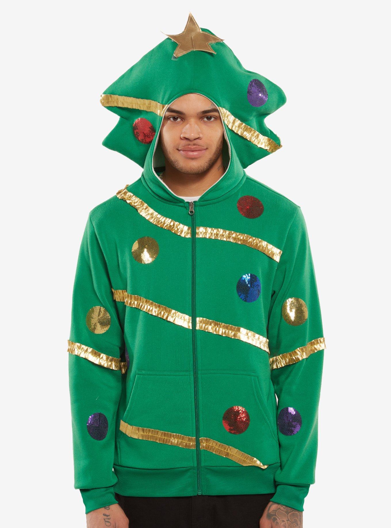 Xmas tree hoodie