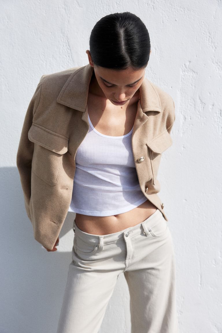 Brushed-Finish Jacket