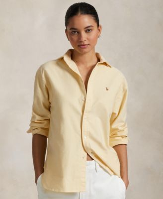 Women's Relaxed-Fit Cotton Oxford Shirt