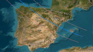 mapa que muestra los mapas de la totalidad de todo el norte de españa.